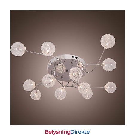G4 12-Lyss Jernlampe Med Innfelt Montering Og Aluminiumsskjermer