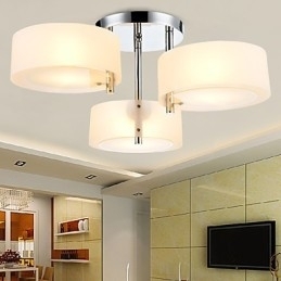 Innfelt Moderne Samtidsstil Taklampe Metall Med 3 Lys