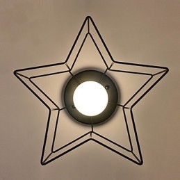 Kort Femkantet Stjernebelysning Personlig Moderne Taklampe Barnehuslamper
