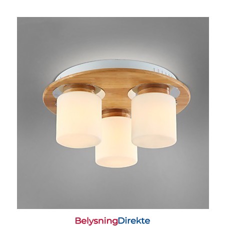 Høy Lysstyrke Originale Tre Moderne Taklamper I Landlig Stil