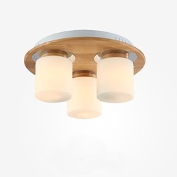 Høy Lysstyrke Originale Tre Moderne Taklamper I Landlig Stil