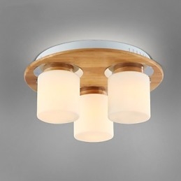 Høy Lysstyrke Originale Tre Moderne Taklamper I Landlig Stil