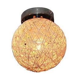 Taklampe Med 1 Lys I Kuleformet Skjerm