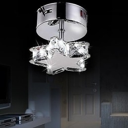Moderne Samtidskunst Krystall Metall Innfelt