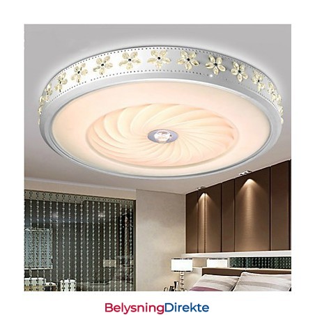 Moderne Samtids Krystall Andre Metall Innfelt Montering
