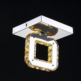 Moderne Samtidskunst Krystall Metall Innfelt