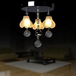 Moderne Samtidskunst Krystall Metall Innfelt