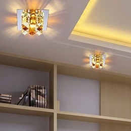 12*4,5 Cm Krystalllampe Smd Creativetube Spotlight Absorberende Kuppellys