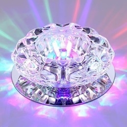 Krystall Taklampe Spotlight Smd 3W Kreativ Lampe Absorberer Kuppellys
