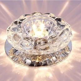 Krystall Taklampe Spotlight Smd 3W Kreativ Lampe Absorberer Kuppellys
