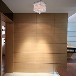 Moderne, Samtidskunst Krystall Mini-Stil Innfelt Montering