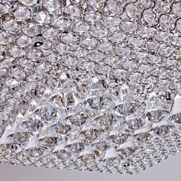 Krystallperletaklampe Med 45 Farger