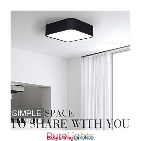 Moderne Samtidsmaleri Metall Innfelt Lampe