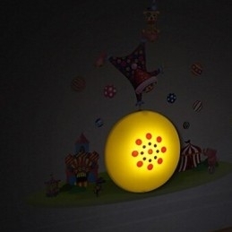 Klovn Høytemperaturbestandig Plastlampe Og 10 C Kan Fjerne Kreativ 3D Veggpapir Vegglampe