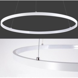 Dimbar Pendellampe Med Fjernkontroll, Moderne Design, Tre Ringer