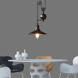 Pendellamper Rustikk Hytte Vintage Retro Landlig Garasje Metall