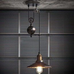 Pendellamper Rustikk Hytte Vintage Retro Landlig Garasje Metall