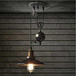 Pendellamper Rustikk Hytte Vintage Retro Landlig Garasje Metall