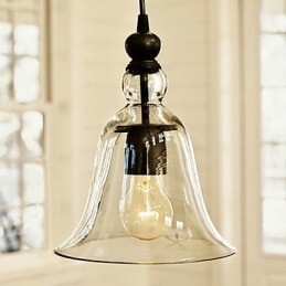 Tradisjonell Klassisk Vintage Bolle I Ministil, Galvanisert Pendellampe
