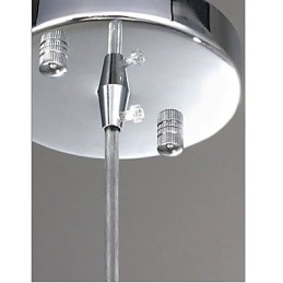 Moderne Og Moderne Globeformet Krystall Mini-Stil Galvanisert Pendellampe