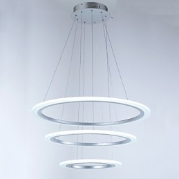 3 Ring Diy Form Akryl Pendellampe Taklamper Lysekronebelysning