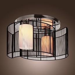 Taklampe Moderne Design 2 Lys Svart