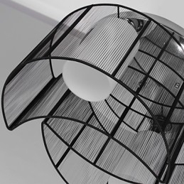 Taklampe Moderne Design 2 Lys Svart