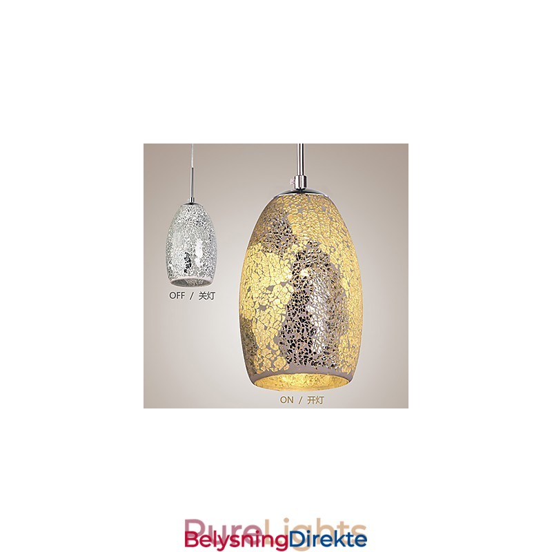 Tradisjonell Klassisk Vintage Maleri Metall Pendellampe
