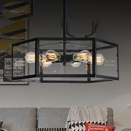 Pendellamper I Ministil, Retro I Metall For Garasje