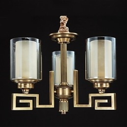 Kinesisk Stillampe Kobberlampe Kobberlampe
