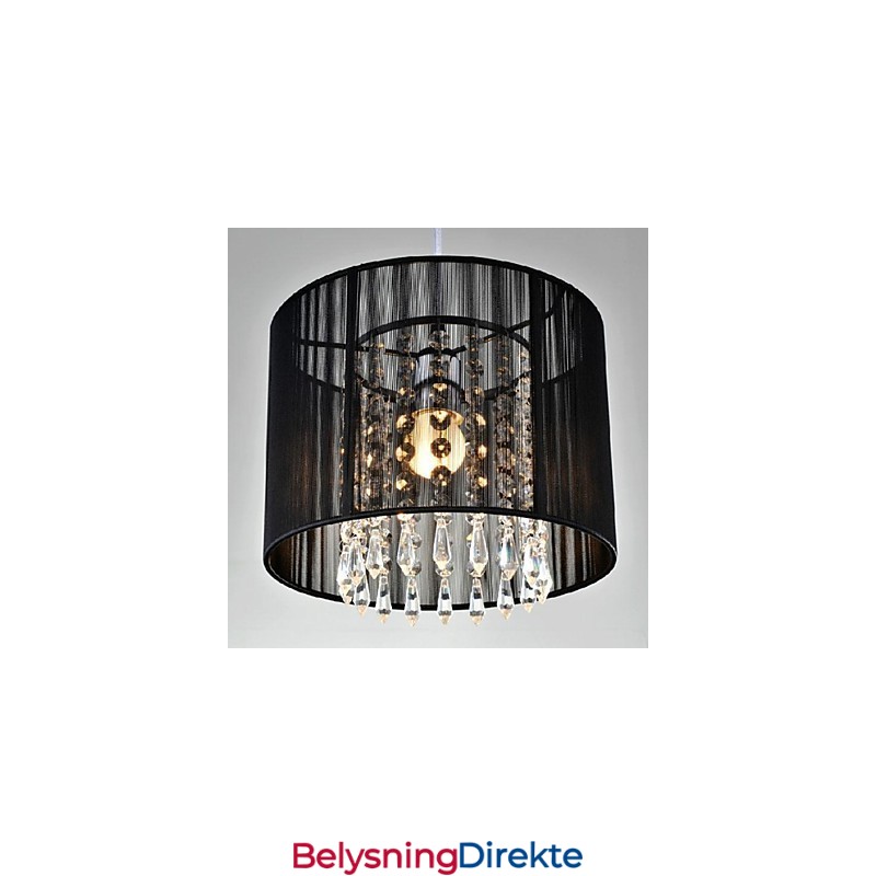Moderne Og Moderne Krystallkrommetallpendellampe