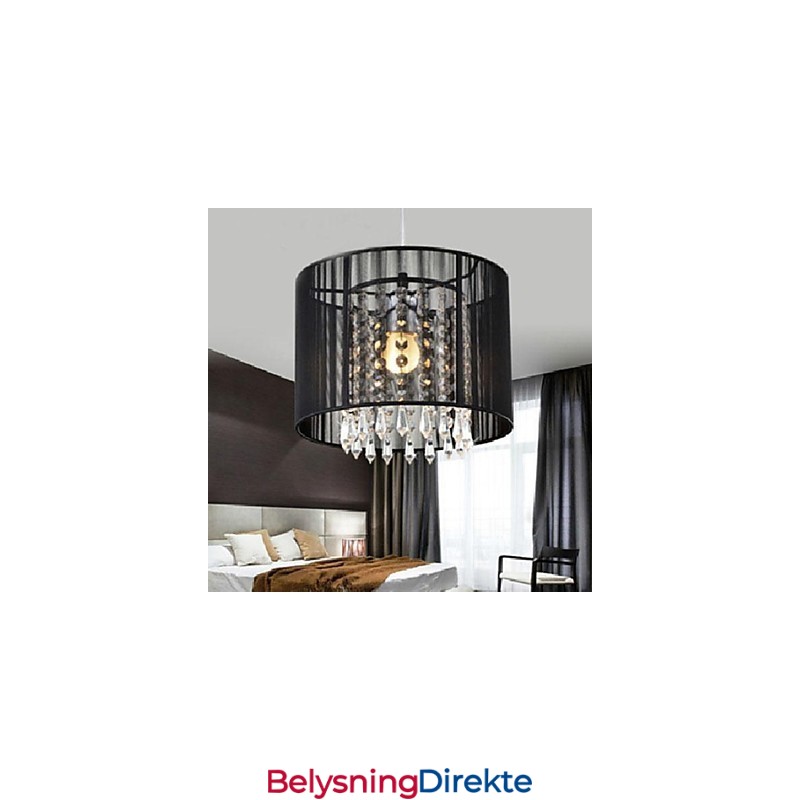 Moderne Og Moderne Krystallkrommetallpendellampe