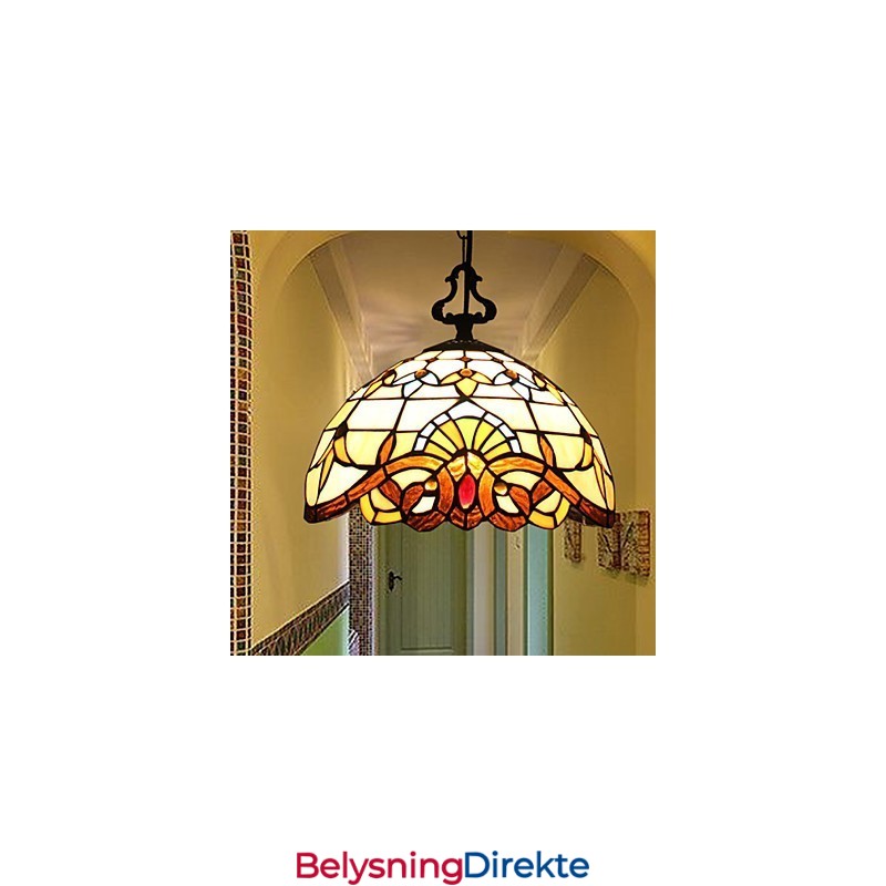 1 Meter Europeisk Pastoral Lampe Kreativ Kunst Glass Liten Dråpelampe