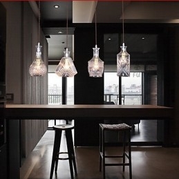 40W*4 Moderne Samtidsstil Tradisjonell Klassisk Vintage Øye Metall Pendellampe