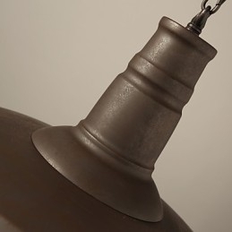 Retro Pendellampe Med 1 Lys, Gammel Metall, Skjerm, Butikk