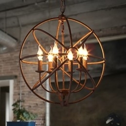 Sitting Lights Nordisk Landlig Smijerns Amerikansk Retro Lysekrone Den Svarte Lysekronen
