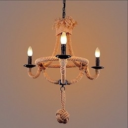 Tradisjonell Klassisk Rustikk Hytte Vintage Retro Landlig Maling Metalllysekrone
