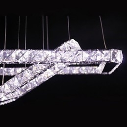 Moderne, Moderne Krystallmetallpendellampe