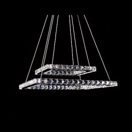 Moderne, Moderne Krystallmetallpendellampe