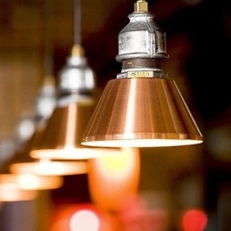 Vintage Landlig Metallpendellampe