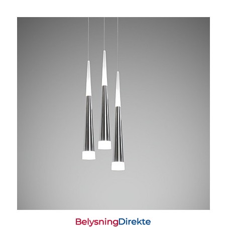 Trippel Pendellampe Moderne, Moderne, Spisestue, Barn, Metall, Rund Baldakin