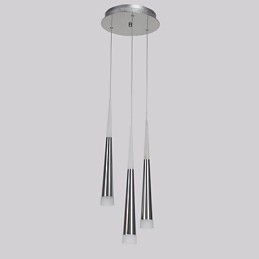Trippel Pendellampe Moderne, Moderne, Spisestue, Barn, Metall, Rund Baldakin