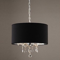 Moderne, Samtidskunstnerisk Trommekrystall I Mini-Stil I Krom