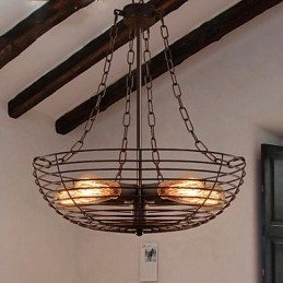 Retro Klassiske Metalltaklamper Enkle Pendellamper Kafependellampe