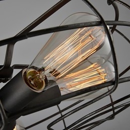 Loft Vintage Kreativ Belysning Lamper Amerikansk Landlig Stil Minimalistisk Jern Industriell Vifte Lysekrone