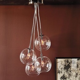 Tradisjonell Klassisk Mini-Stil Maleri Pendellampe