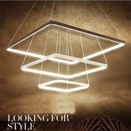 Moderne Design Pendellampe Med Tre Ringer