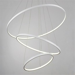Moderne Design Pendellampe Med Tre Ringer