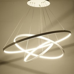 Moderne Design Pendellampe Med Tre Ringer