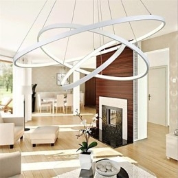 Moderne Design Pendellampe Med Tre Ringer